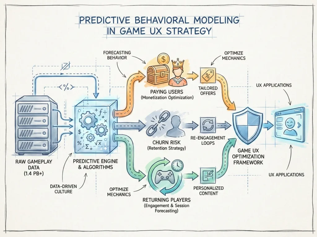 Predictive Behavioral Modeling in Game UX Strategy