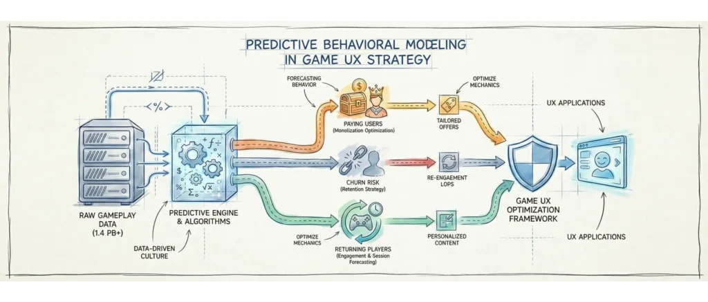 Predictive Behavioral Modeling in Game UX Strategy