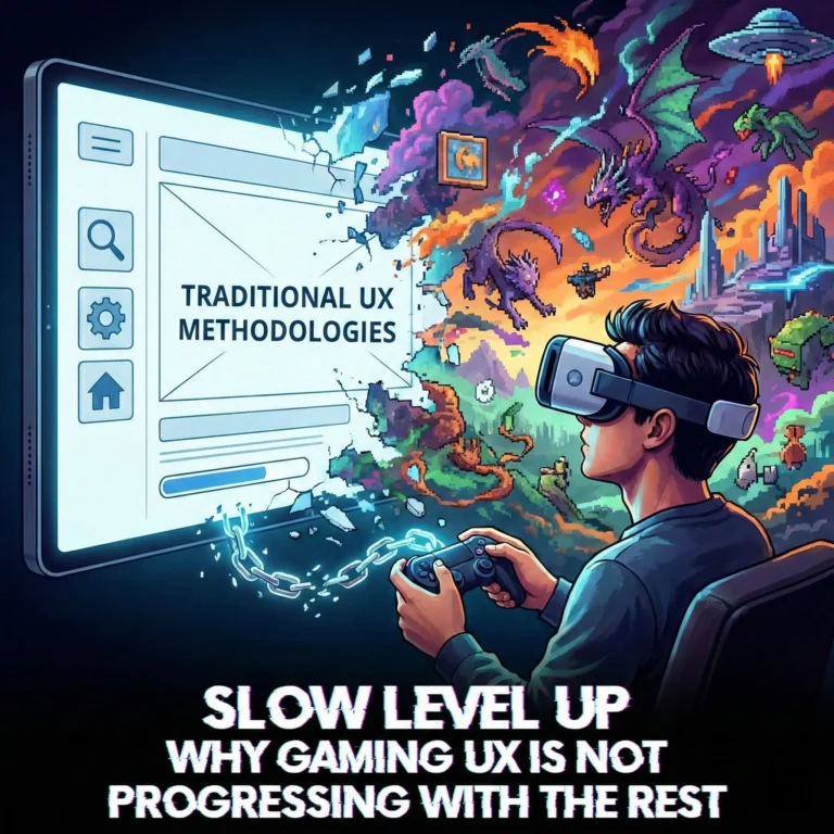 slow level up of gaming UX