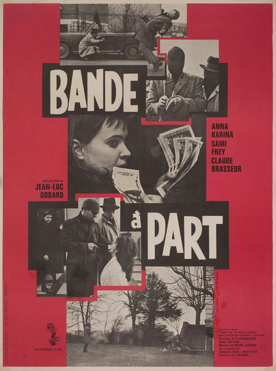 Band of Outsiders (Godard, 1964) – Famous for its impromptu café dance sequence and a literal sprint through the Louvre.